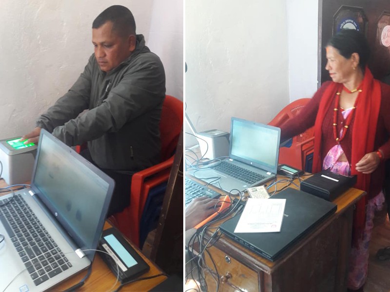 रुकुम पश्चिममा राष्ट्रिय परिचय पत्रको लागि विवरण संकलन सुरु 